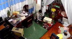 CLIP: Nam thanh niên lẻn vào tiệc cưới ăn cắp tiền mừng để mua vàng và Iphone tặng bạn gái