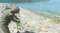 Phát hiện 1 đoạn chân người trên bãi biển Khánh Hòa