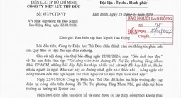 Đã thu hồi dây điện