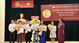 Hội Nhà văn TP HCM vinh danh tác phẩm có dấu ấn đời sống