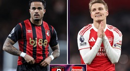 Soi tỉ số trận Bournemouth - Arsenal: Thách thức ứng viên vô địch
