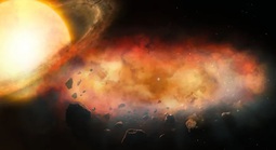 Đám mây kim loại khổng lồ hiện giữa trời, bao vây "Mặt Trời thứ 3"