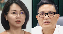 Hai cựu Cục trưởng Cục An toàn thực phẩm Nguyễn Thanh Phong, Trần Việt Nga cùng hầu tòa