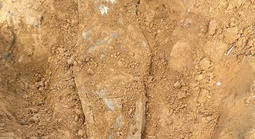 Tìm thấy 2 hài cốt liệt sĩ bên cạnh là 2 túi da đựng tài liệu 