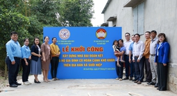 Yến sào Khánh Hòa xây nhà Đại đoàn kết cho 5 hộ khó khăn