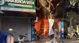 Cháy nhà 7 tầng, chủ nhà hoảng sợ nhảy từ trên cao xuống