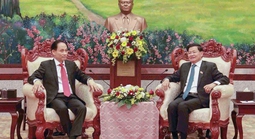 Đặc phái viên của Tổng Bí thư Tô Lâm sang Lào chúc mừng thành công Đại hội Đảng