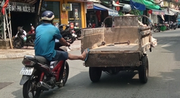 Xe 2 bánh đẩy... xe 3 bánh