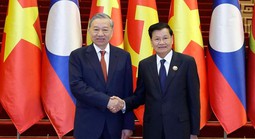 Tổng Bí thư Tô Lâm gửi thư mừng Tổng Bí thư Thongloun Sisoulith