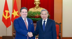Tổng Bí thư Tô Lâm tiếp Đại sứ Mỹ Marc Knapper chào từ biệt
