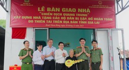 Công an Gia Lai về đích sớm "Chiến dịch Quang Trung", dựng lại 87 mái ấm cho dân