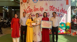 Ngày hội xuân ấm áp cho các em học sinh đặc biệt