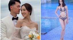 "Nữ thần chân dài" bí mật cưới người tình lâu năm