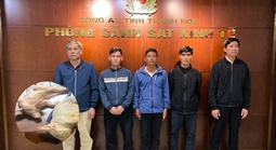 Khởi tố 5 người đàn ông gom hơn 1 tấn heo mắc bệnh dịch tả bán kiếm lời
