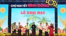 TPHCM: Khai mạc Chợ hoa Tết Bình Đông - Xuân Bính Ngọ 2026