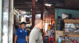 Cháy nhà dân gần cầu vượt Gò Mây