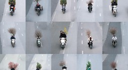 Bộ ảnh “Chở Tết về nhà” chụp trong một buổi chiều gây bão mạng