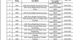 8 doanh nghiệp xin thu hồi công bố của 138 mỹ phẩm quen thuộc