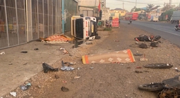 Lâm Đồng: Nhiều xe tông liên hoàn làm 3 người thương vong