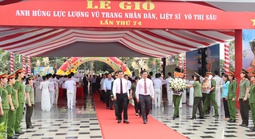 Thành kính Lễ giỗ Anh hùng liệt sỹ Võ Thị Sáu tại Đất Đỏ