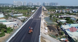 Xuân về trên công trường đường Vành đai 3 TPHCM