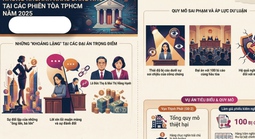 Những khoảnh khắc đáng nhớ về các phiên tòa  gây chú ý trong năm 2025