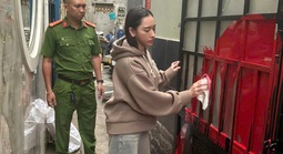 Cô gái ở TPHCM bị khởi tố vì tạt sơn nhà người yêu cũ cho "bõ tức"