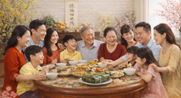 Tết Việt với gia đình nhiều thế hệ