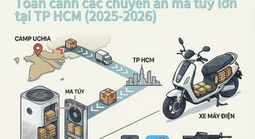 Điểm lại các vụ án ma túy lớn tại TPHCM