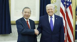 Tổng Bí thư Tô Lâm gặp Tổng thống Mỹ Donald Trump