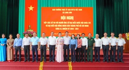 Xã Long Sơn tổ chức hội nghị tiếp xúc cử tri