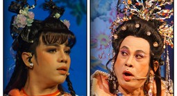 Chí Linh, Hoàng Hải hóa thân vai nữ, tạo tiếng cười duyên dáng trong vở "Kim Ngọc Lương Duyên"