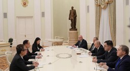 Đặc phái viên của Tổng Bí thư Tô Lâm hội kiến Tổng thống Vladimir Putin