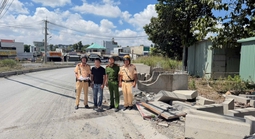 Thi công không gọn, một nhà thầu ở TPHCM bị CSGT phạt