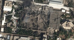 Hình ảnh vệ tinh khu nhà của lãnh đạo tối cao Iran bị phá hủy