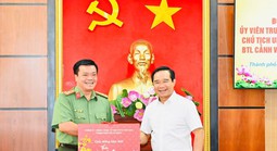 Chủ tịch UBND TPHCM Nguyễn Văn Được chúc Tết các đơn vị Công an, Quân đội