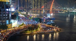 NHỮNG ĐIỂM ĐẾN VANG BÓNG MỘT THỜI: Bến Bạch Đằng chuyển mình sáng rực