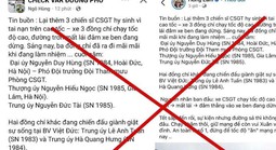 Cục CSGT lên tiếng về thông tin "3 chiến sĩ CSGT hy sinh trên cao tốc"