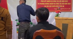 Làm rõ vụ chồng nữ thôn trưởng doạ chém người trong cuộc họp chi bộ thôn