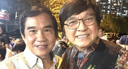 Nghệ sĩ "Vầng trăng cổ nhạc" vui mừng gặp lại nhạc sĩ Kiều Tấn