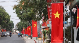 Phường Tam Bình ở TPHCM rợp bóng cờ Tổ quốc