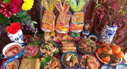 Mâm cúng đầy đủ và văn khấn ông Công ông Táo năm 2026