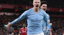 Hạ Liverpool, cả Haaland lẫn Man City cùng đi vào lịch sử