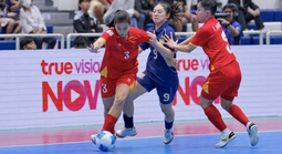 Cú vấp đáng tiếc của futsal nữ Việt Nam