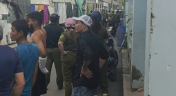 Khống chế đối tượng chém người, cố thủ trong phòng trọ