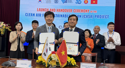 Việt Nam nhận trạm quan trắc chất lượng không khí từ Hàn Quốc