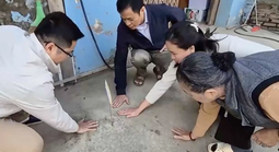 Khoảnh vỉa hè ở Hà Nội nóng bất thường trên 40 độ C