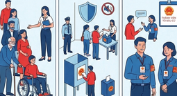 Những điều cử tri cần lưu ý khi vào phòng bỏ phiếu