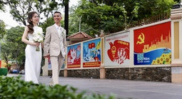 TPHCM rực rỡ cờ hoa trước ngày bầu cử