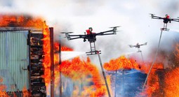 UAV bầy đàn - giải pháp chữa cháy hẻm nhỏ tại các thành phố lớn